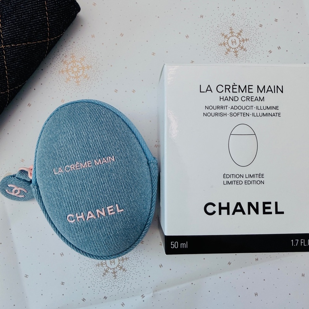 Chanel Limited Edition La Crème Main with Denim Case